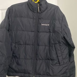 Men’s Black Timberland Puffer Jacket - Large